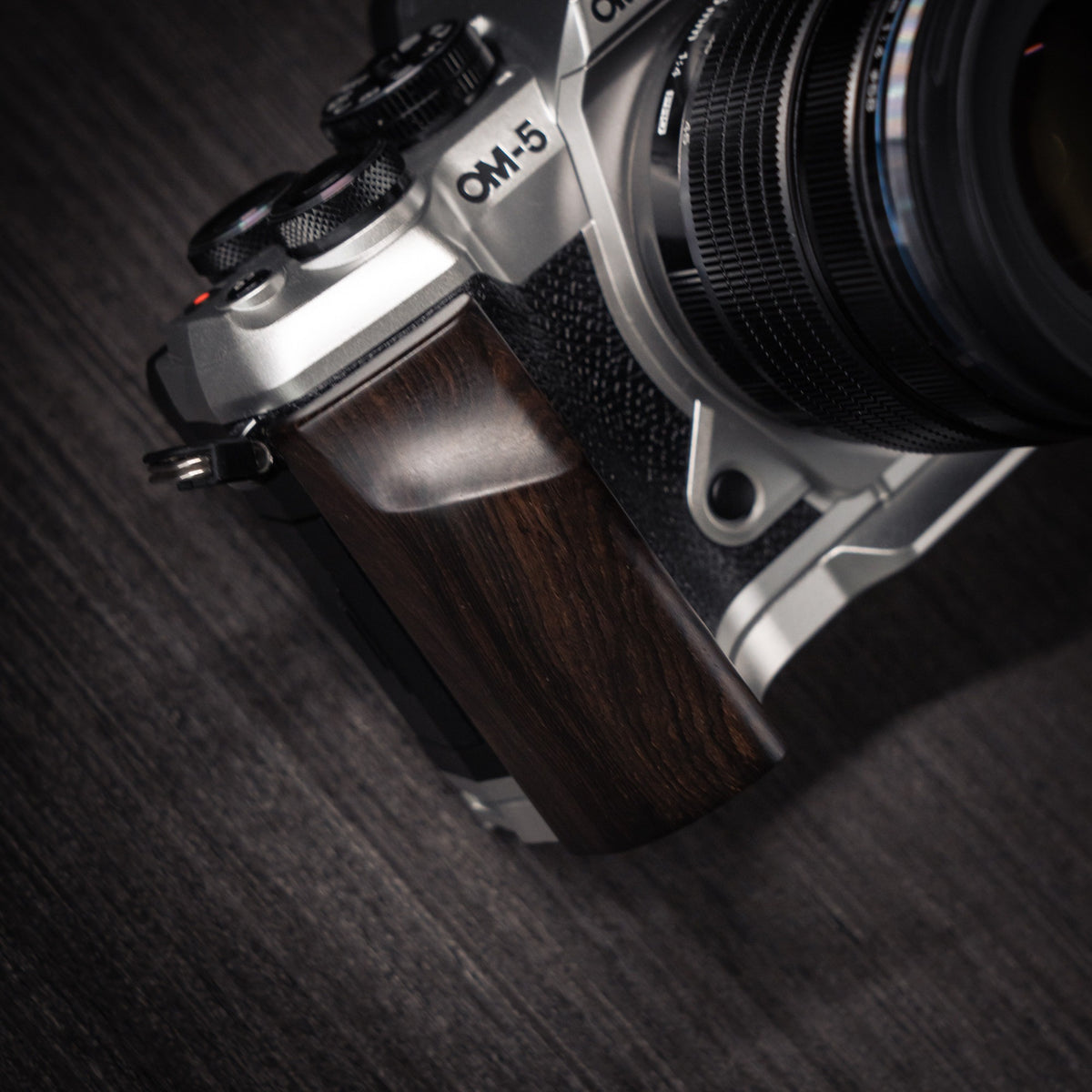 Wood Grip for OM System OM-5 II
