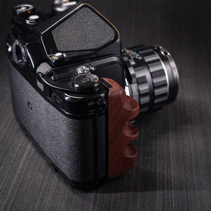 Wood Left + Right Handle Set for PENTAX 67 6x7