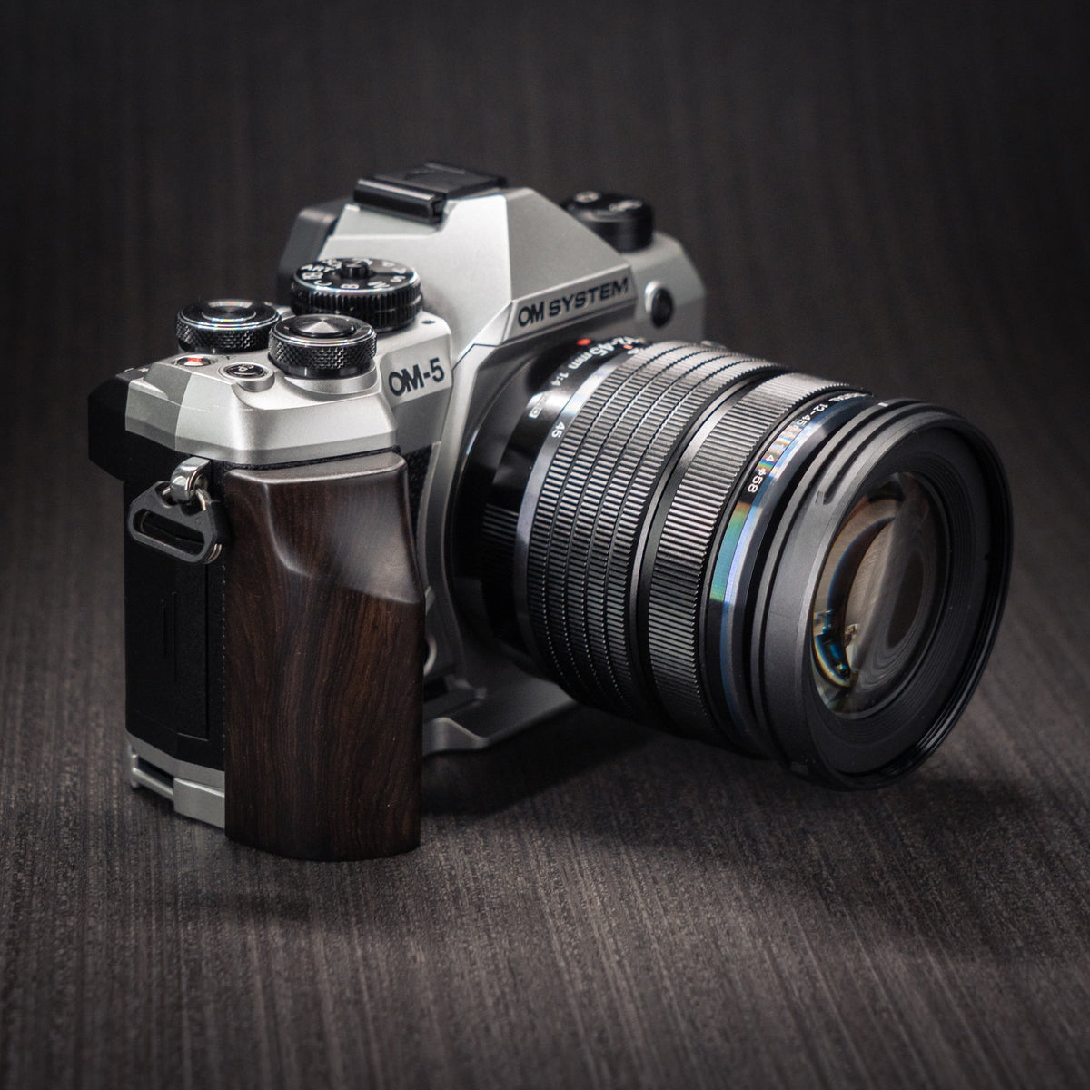 Wood Grip for OM System OM-5 II