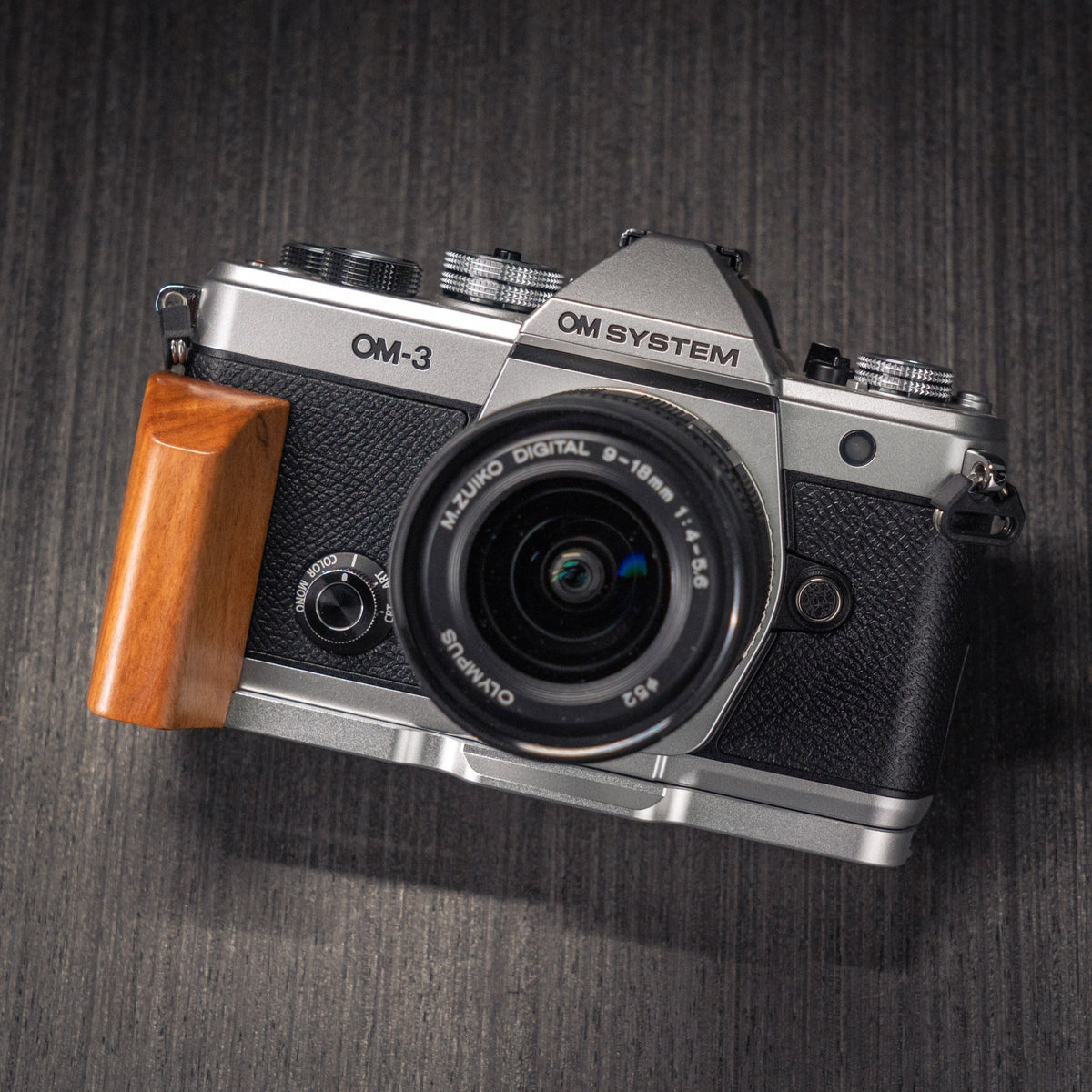 Wood Grip for OM System OM-3