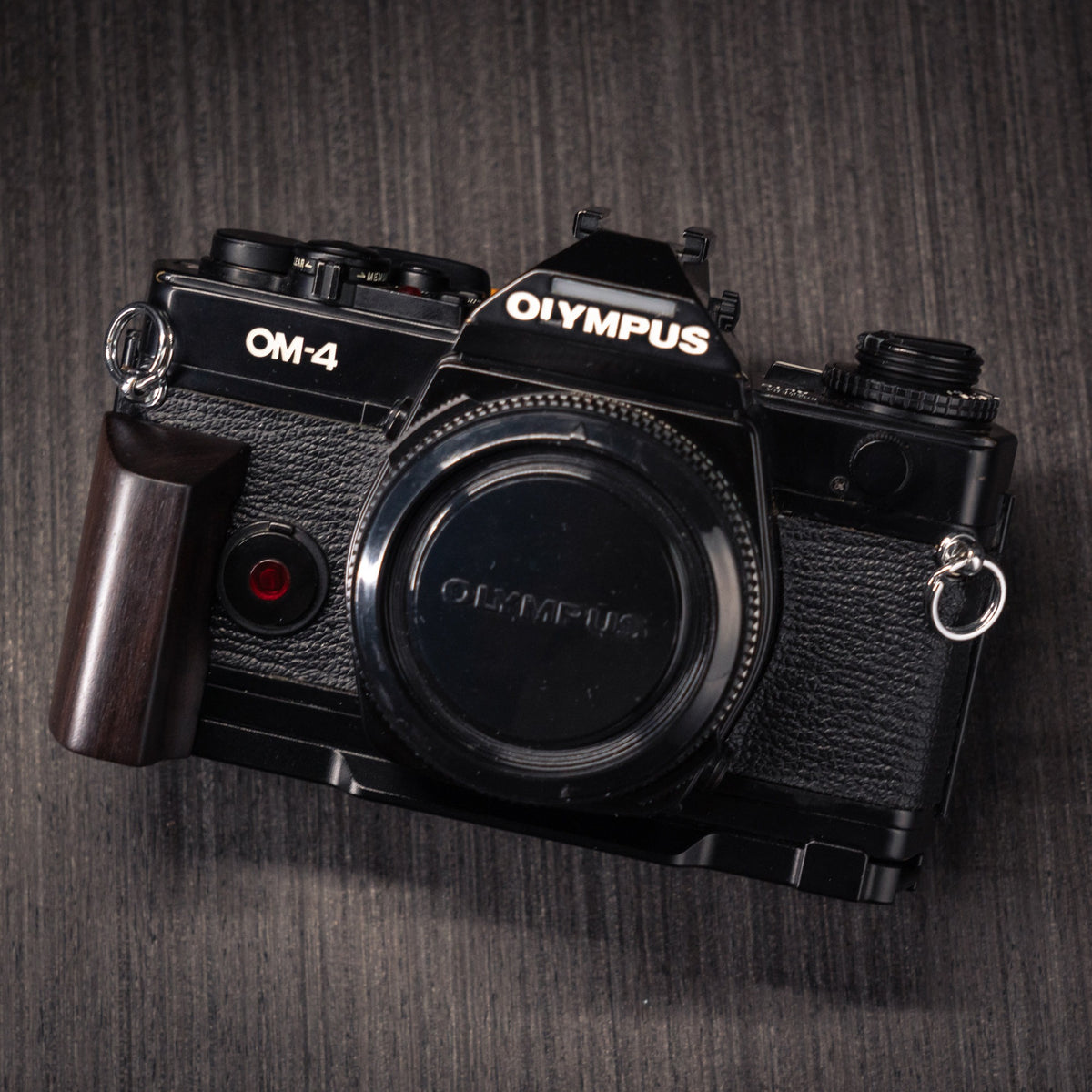 Wood Grip for Olympus OM Film Camera