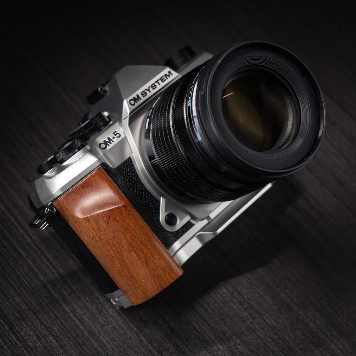 Wood Grip for OM System OM-5 II