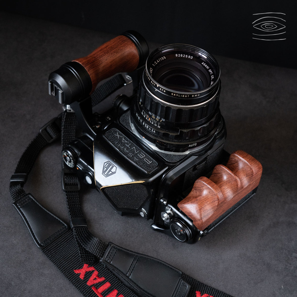 Wood Left + Right Handle Set for PENTAX 67 6x7