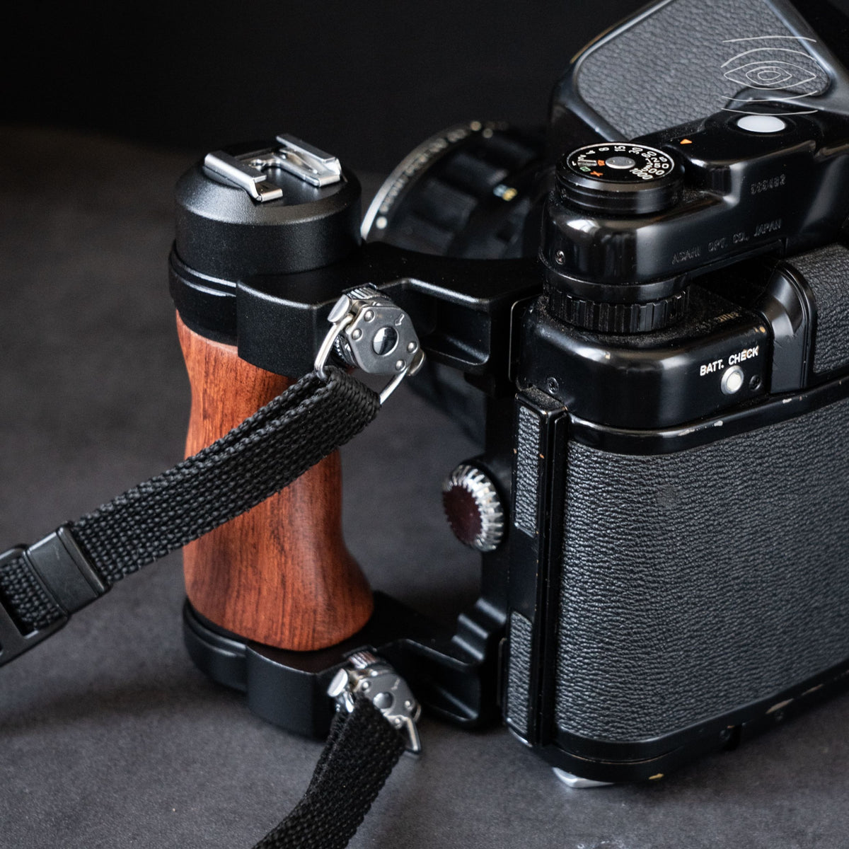 Wood Left + Right Handle Set for PENTAX 67 6x7