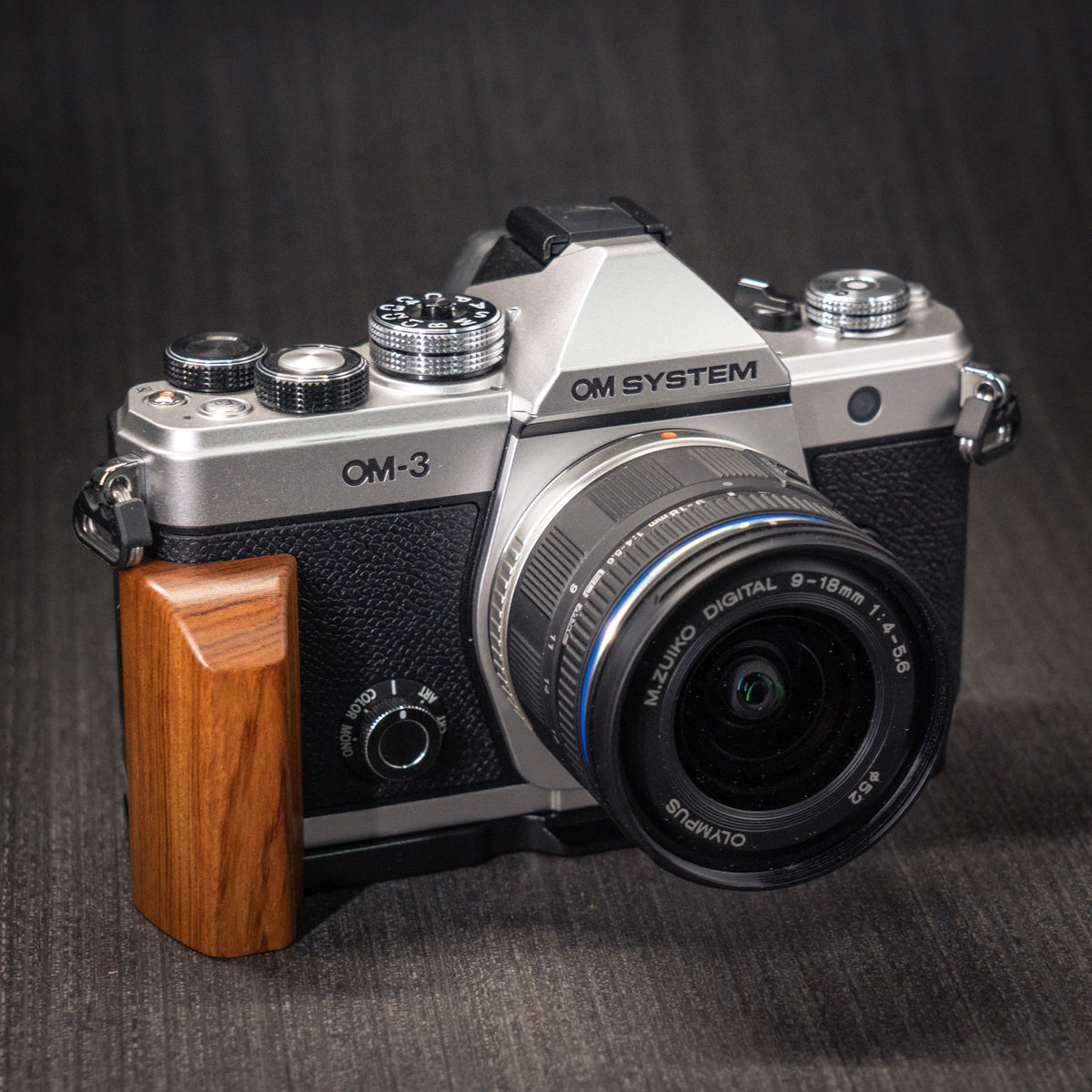 Wood Grip for OM System OM-3