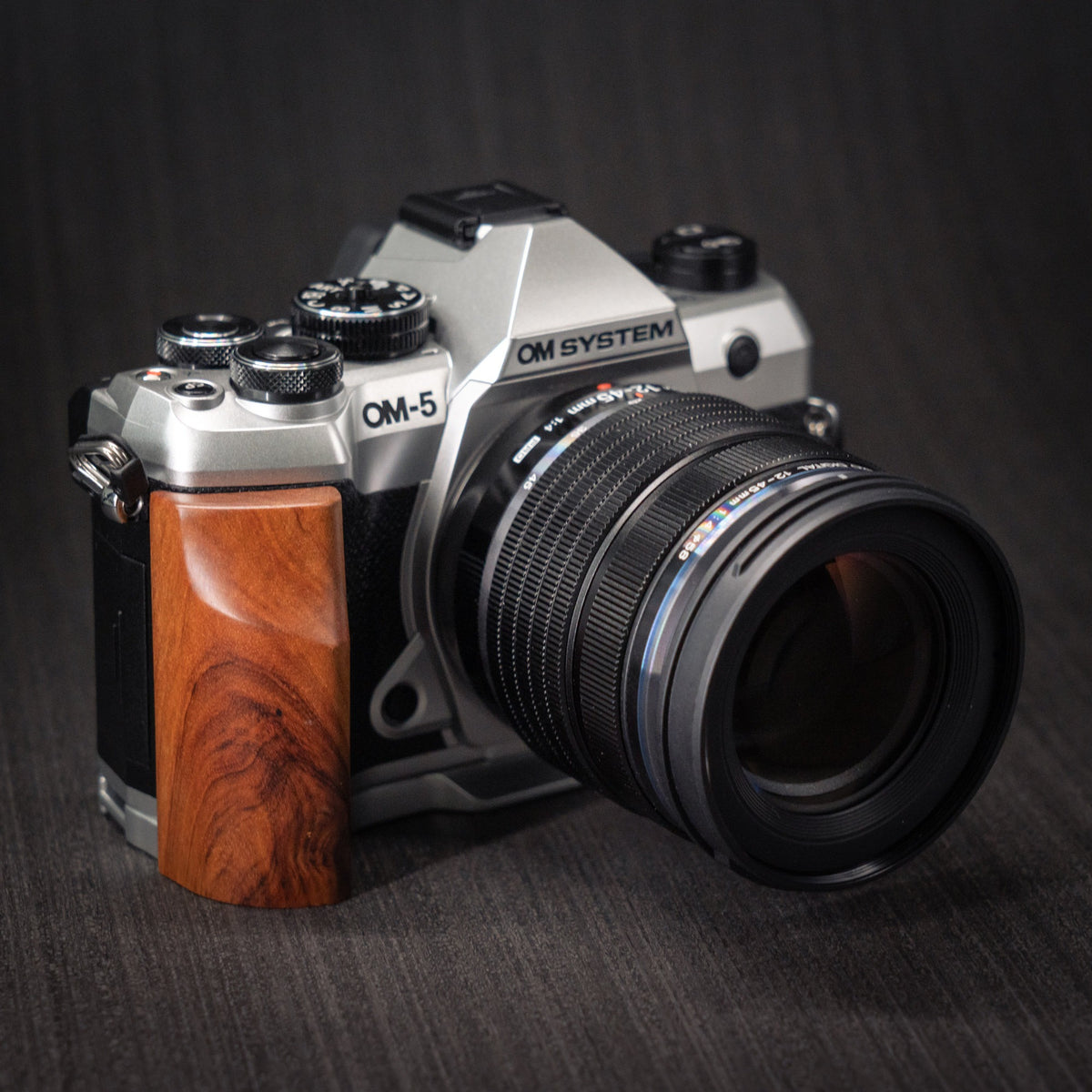 Wood Grip for OM System OM-5 II