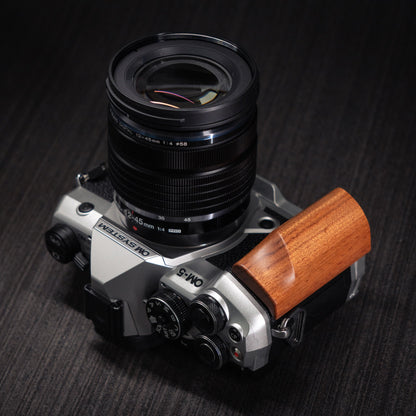 Wood Grip for OM System OM-5 II