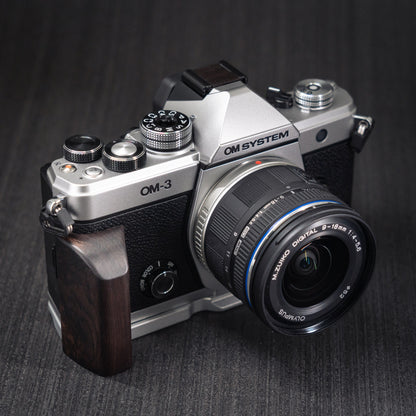 Wood Grip for OM System OM-3
