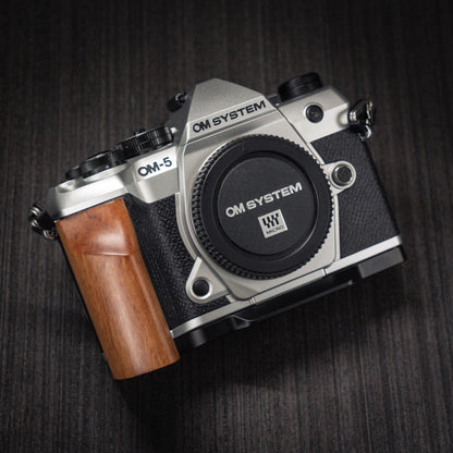Wood Grip for OM System OM-5 II