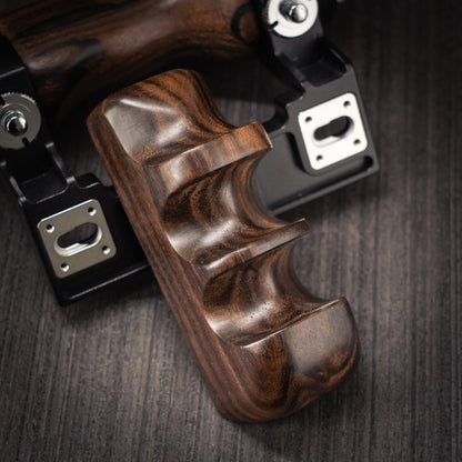 Wood Left + Right Handle Set for PENTAX 67 6x7