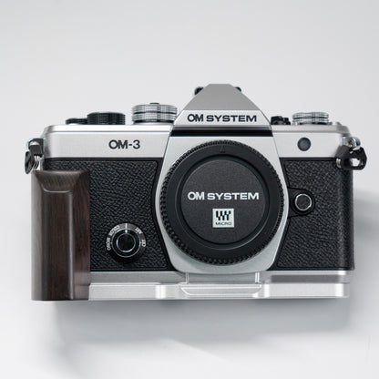 Wood Grip for OM System OM-3