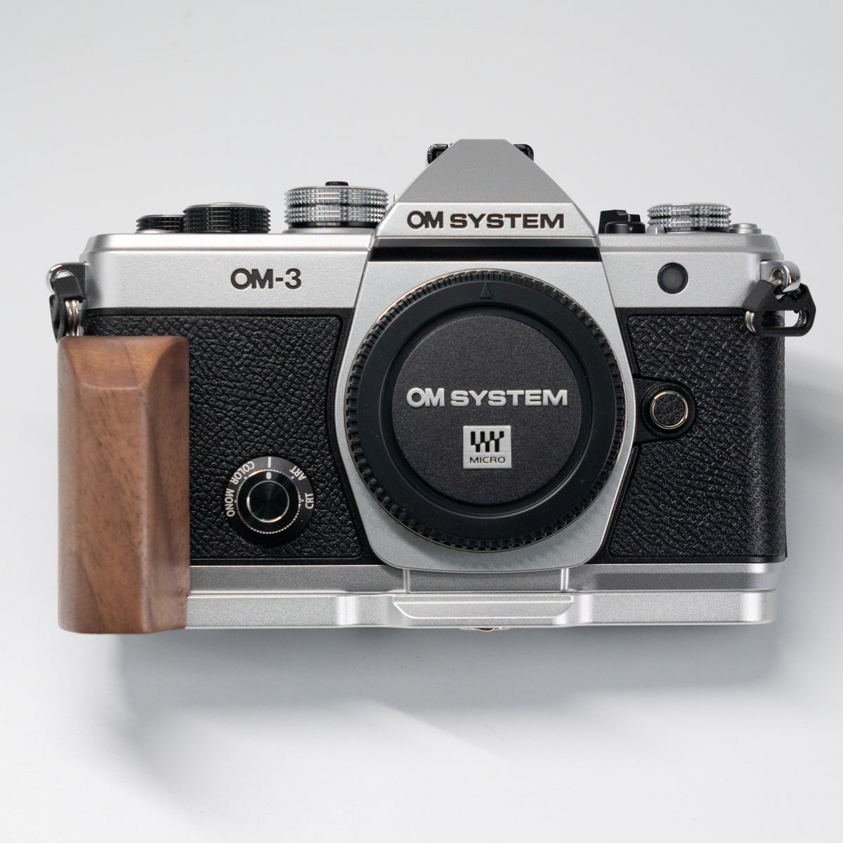 Wood Grip for OM System OM-3