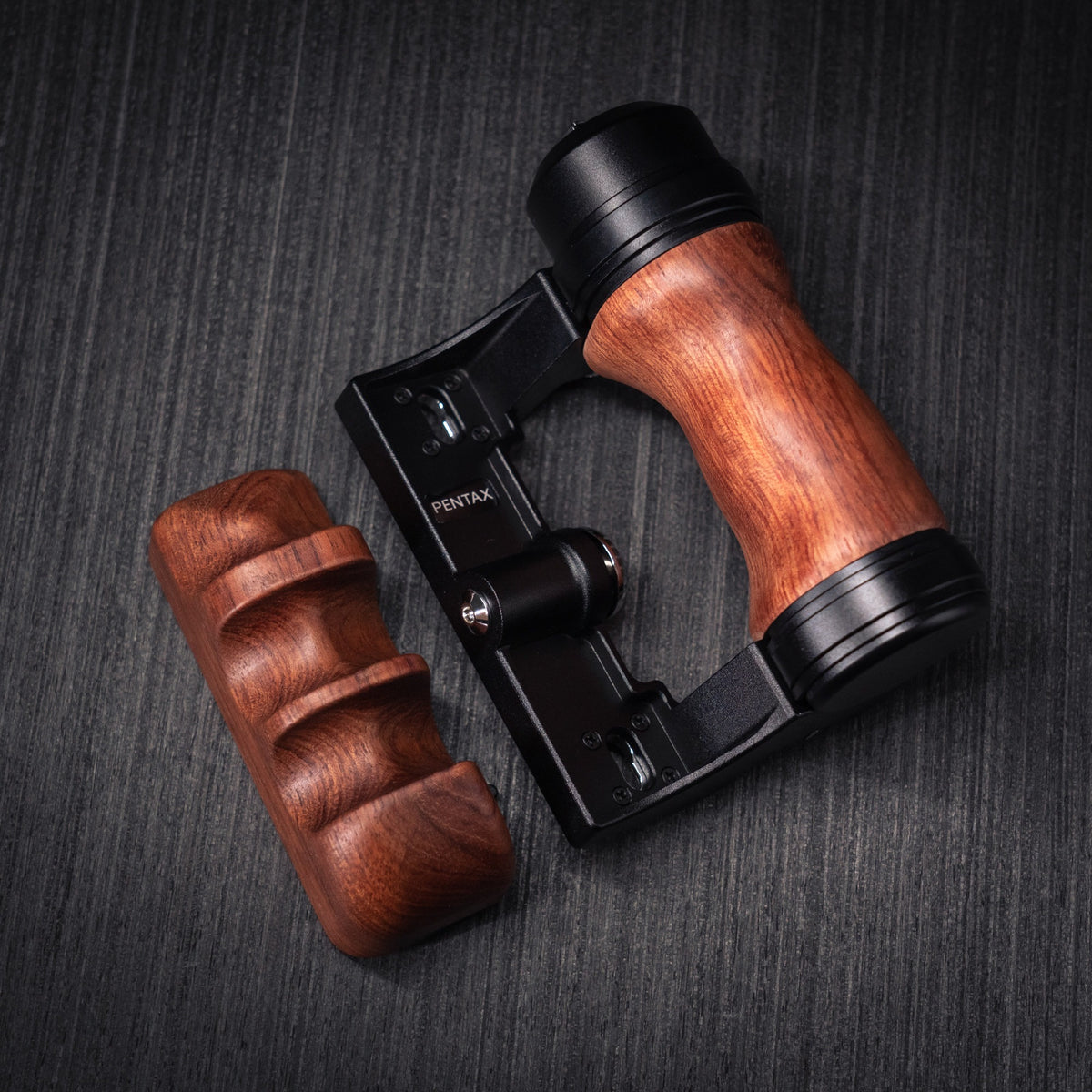 Wood Left + Right Handle Set for PENTAX 67 6x7