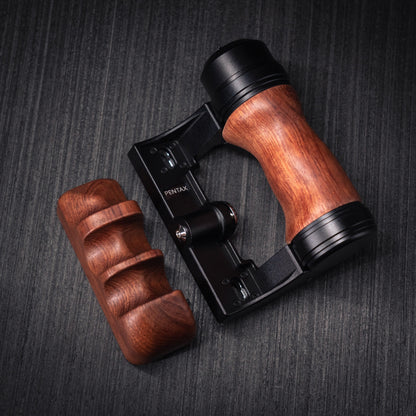 Wood Left + Right Handle Set for PENTAX 67 6x7