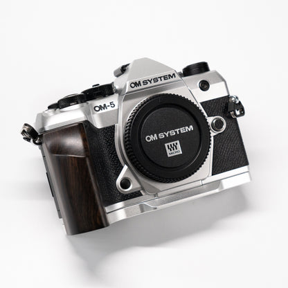 Wood Grip for OM System OM-5 II