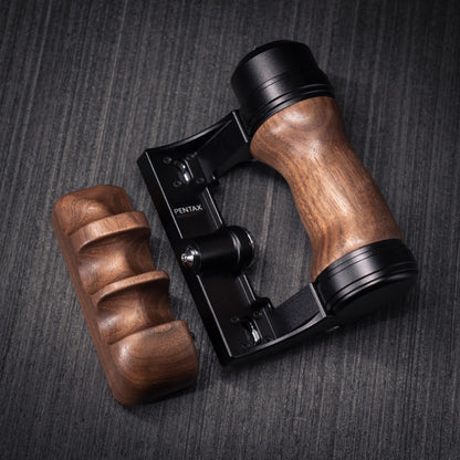 Wood Left + Right Handle Set for PENTAX 67 6x7