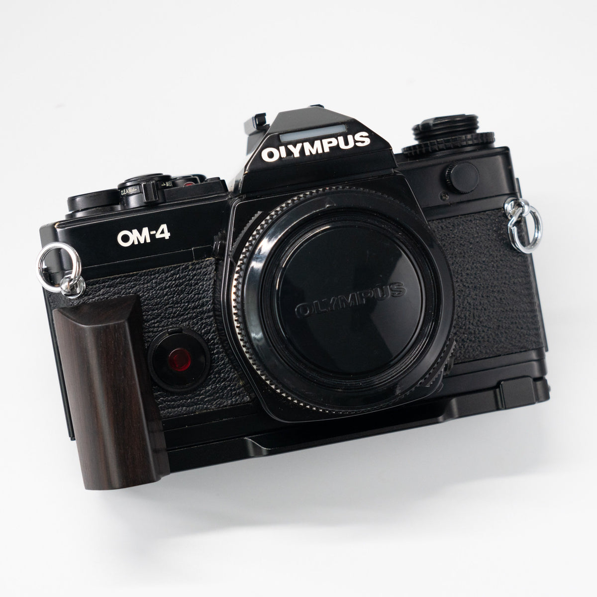 Wood Grip for Olympus OM Film Camera
