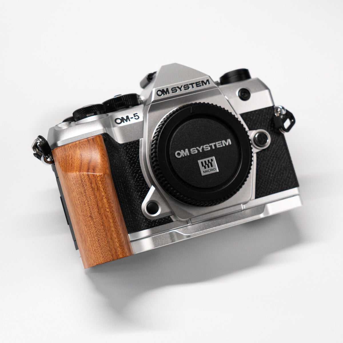 Wood Grip for OM System OM-5 II