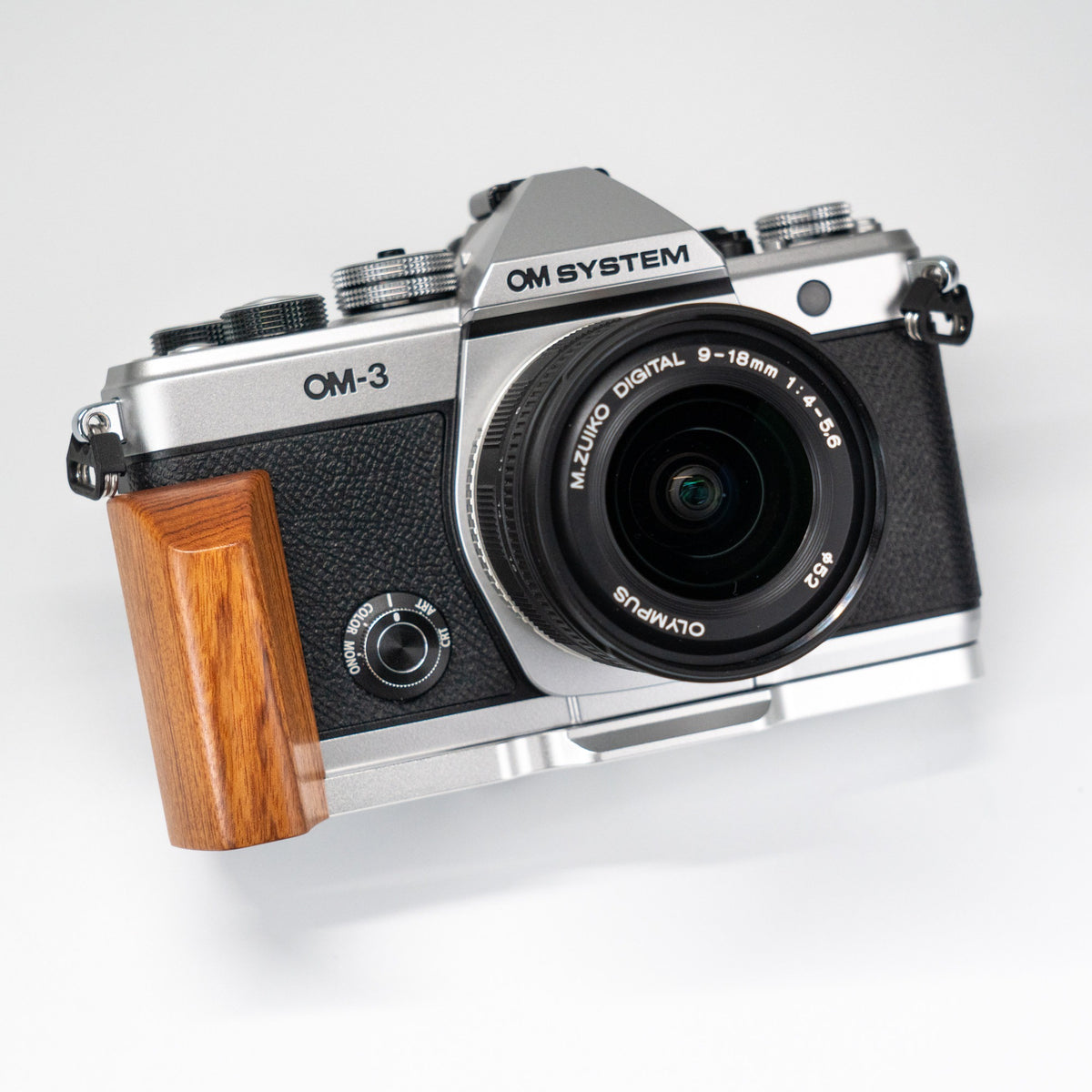 Wood Grip for OM System OM-3