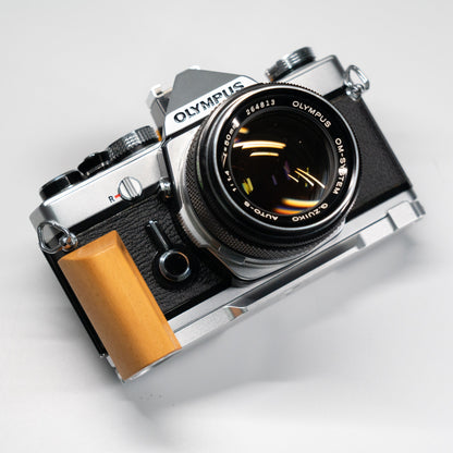 Wood Grip for Olympus OM Film Camera