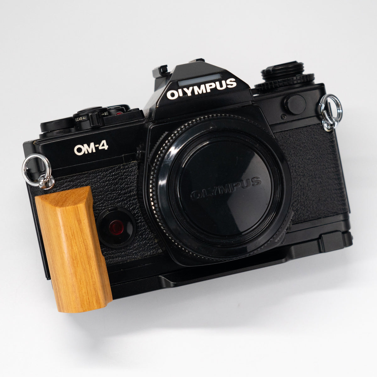 Wood Grip for Olympus OM Film Camera