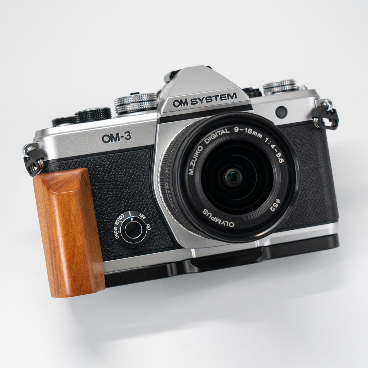 Wood Grip for OM System OM-3