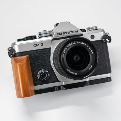 Wood Grip for OM System OM-3
