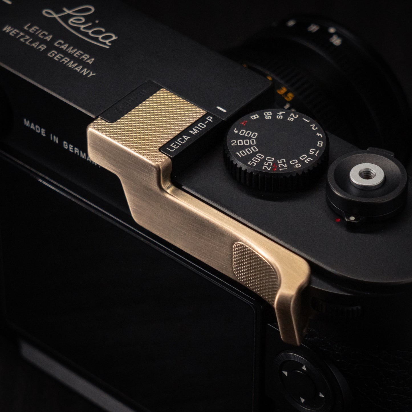 Aluminum/Brass Thumb Grip for Leica M10/M11