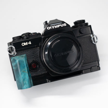 Wood Grip for Olympus OM Film Camera