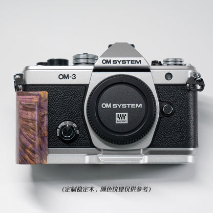 Wood Grip for OM System OM-3